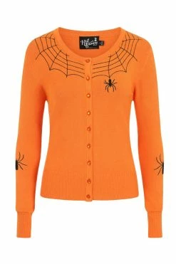 Hell Bunny Spider Cardigan In Orange -Collectif Shop 10006347 spider cardigan orange Mod a5862c99 088f 4ae0 9584 4c1b78c98bc1 560x