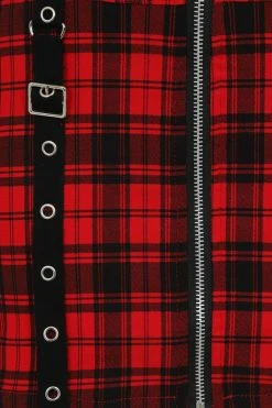Banned Tartan Nights Mini Dress In Red Tartan 12 Banned Tartan Nights Mini Dress In Red Tartan -Collectif Shop 1620814042DR16447RRED 2 560x