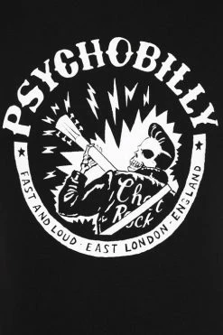 Chet Rock/ Hell Bunny Psychobilly Short Sleeve T-Shirt 10 Chet Rock/ Hell Bunny Psychobilly Short Sleeve T-Shirt -Collectif Shop 20006006 psychobilly short sleeve tshirt blk 11 560x
