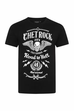 Chet Rock/ Hell Bunny Road To Hell Short Sleeve T-Shirt 11 Chet Rock/ Hell Bunny Road To Hell Short Sleeve T-Shirt -Collectif Shop 20006008 road to hell short sleeve tshirt black 10 2 560x