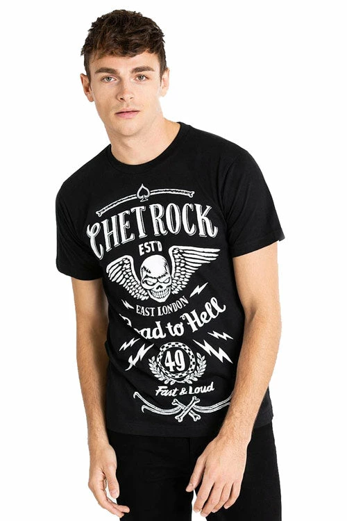 Chet Rock/ Hell Bunny Road To Hell Short Sleeve T-Shirt 1 Chet Rock/ Hell Bunny Road To Hell Short Sleeve T-Shirt