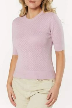 Timeless London Daisy Knit Top In Lavender - I'm Eco-Friendly! -Collectif Shop 21 08 31 Timeless 0897 360x 8774b6fb cb4a 4575 9f5d 25c476900116 560x