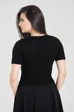 Hell Bunny Wendi Cardigan In Black 10 Hell Bunny Wendi Cardigan In Black -Collectif Shop 6586 wendi cardigan blk 02 1 e19e964e cd45 4c87 94cc 3248aeee3d0e 560x