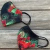 Retrolicious Holiday Floral Face Mask Christmas