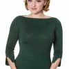 Banned Addicted Sweater In Forest Green