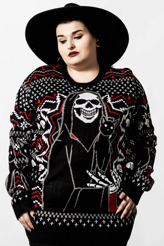 Killstar Catmas Knit Sweater 9 Killstar Catmas Knit Sweater - Image 9