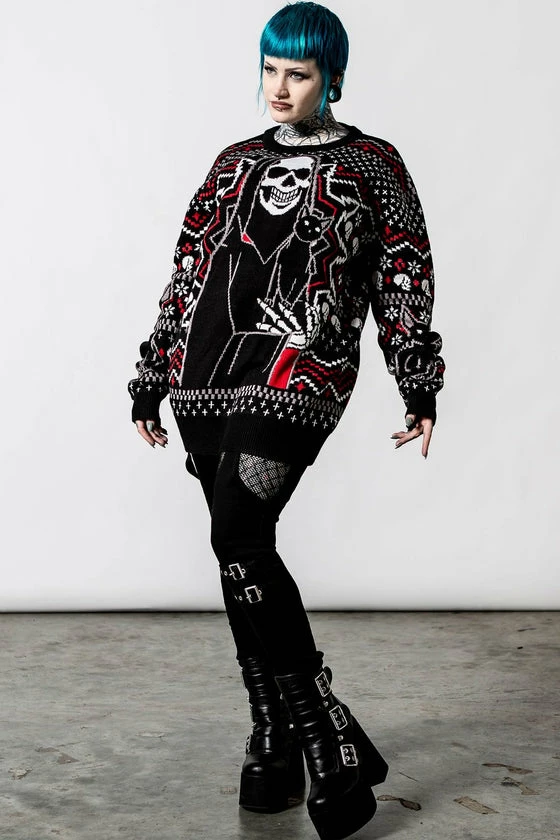 Killstar Catmas Knit Sweater 13 Killstar Catmas Knit Sweater - Image 13