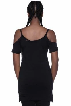 Killstar Follow Me Distressed Tunic Top -Collectif Shop FollowMeDistressedTop RB 560x