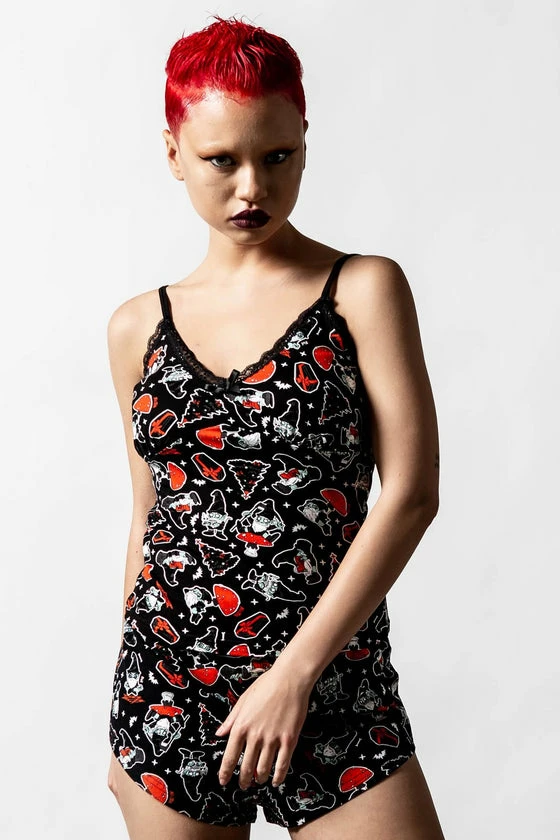 Killstar Gnomies Cami Top Christmas 2 Killstar Gnomies Cami Top Christmas - Image 2