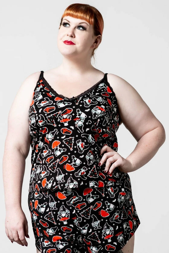 Killstar Gnomies Cami Top Christmas 5 Killstar Gnomies Cami Top Christmas - Image 5