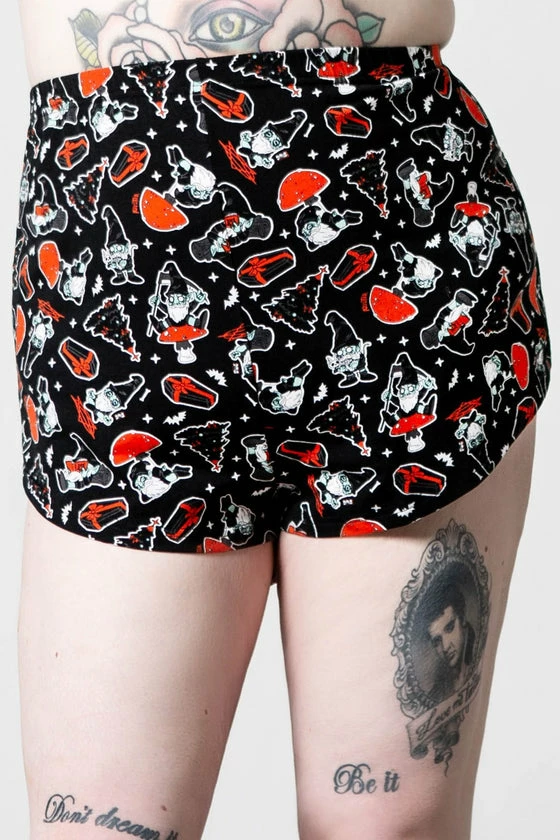 Killstar Gnomies PJ Shorts Christmas 4 Killstar Gnomies PJ Shorts Christmas - Image 4