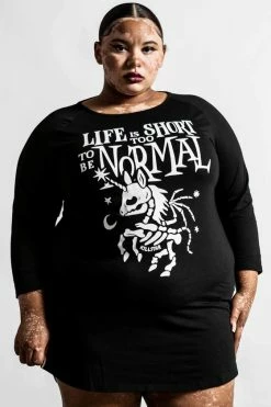 Killstar Gothicorn Sleep Raglan Top Unicorns Life Is Too Short To Be Normal -Collectif Shop GOTHICORN SLEEP RAGLAN TOP PLUS B x1600 087c4c44 6005 4989 b2aa 6750bbbe883a 560x