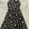 Retrolicious Vintage Dress In Ouija Halloween Print