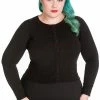 Hell Bunny Paloma Cardigan In Black