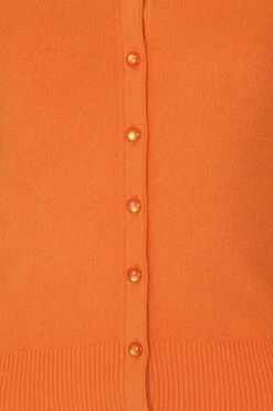 Hell Bunny Paloma Cardigan In Orange -Collectif Shop Paloma Org CU 560x