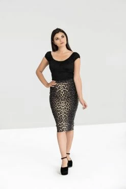 Hell Bunny Panthera Stretchy Pencil Skirt -Collectif Shop PantheraPencilSkirt FR 19aafff7 7197 4efb 9ab2 d1d37a91fe23 560x