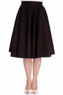 Hell Bunny Paula 50's Skirt In Black