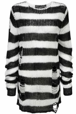 Killstar Pugsley Punk Knit Sweater Black And White 6 Killstar Pugsley Punk Knit Sweater Black And White -Collectif Shop Pugsley GF 1ca1c02a 44c1 4148 a9cc 2d96073ee27e 560x
