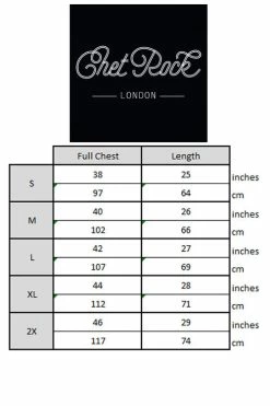 Chet Rock/ Hell Bunny Road To Hell Short Sleeve T-Shirt 13 Chet Rock/ Hell Bunny Road To Hell Short Sleeve T-Shirt -Collectif Shop Size Chart NEW bb135520 7e46 44a8 a9b7 62758397931e 560x