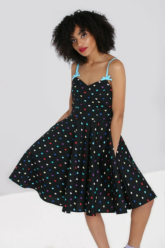 Hell Bunny True Love Mid Dress 3 Hell Bunny True Love Mid Dress - Image 3