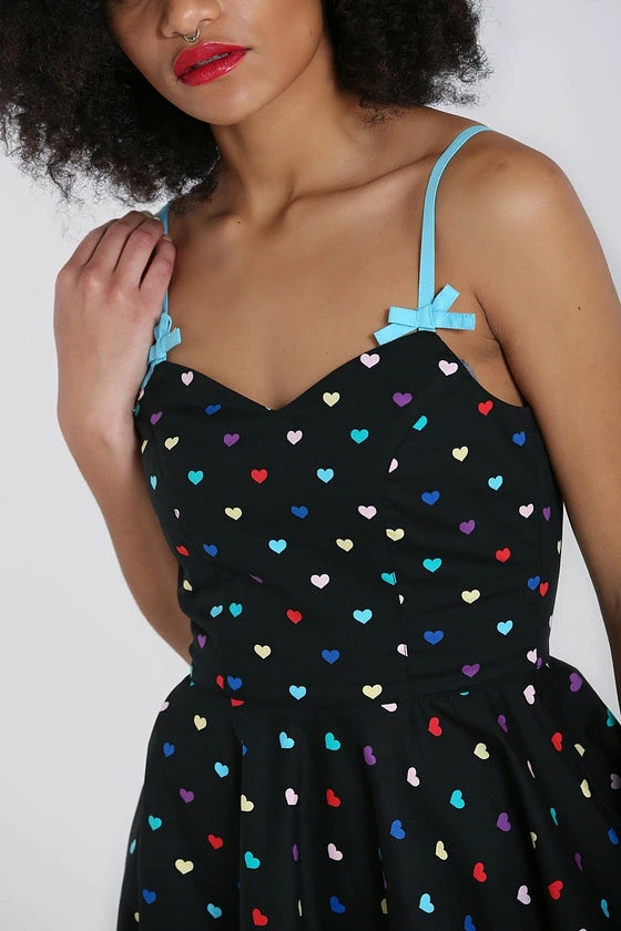 Hell Bunny True Love Mid Dress 2 Hell Bunny True Love Mid Dress - Image 2