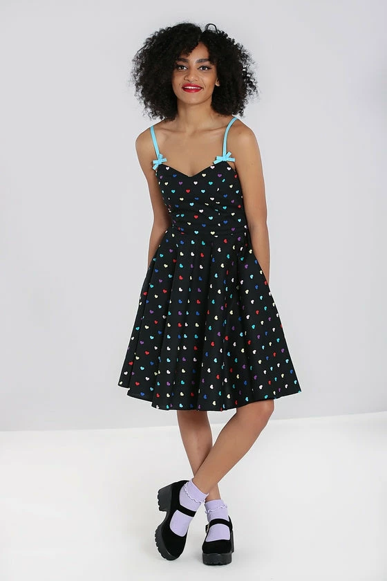 Hell Bunny True Love Mid Dress 4 Hell Bunny True Love Mid Dress - Image 4