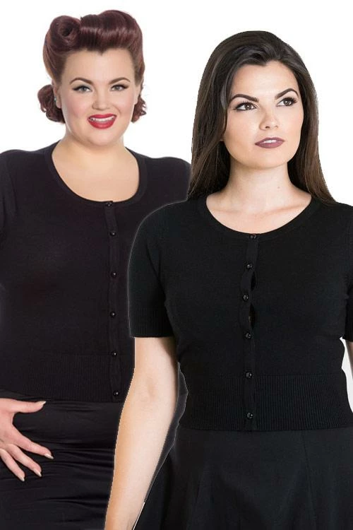 Hell Bunny Wendi Cardigan In Black 1 Hell Bunny Wendi Cardigan In Black
