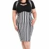 Hell Bunny Otho Pinafore Wiggle Skirt