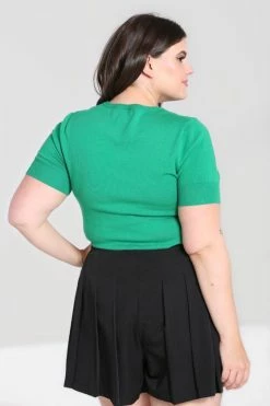 Hell Bunny Bat Top In Green 14 Hell Bunny Bat Top In Green -Collectif Shop hlb60103p bat top green 03 2 560x