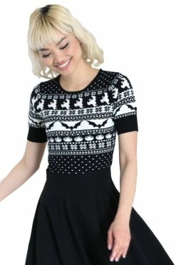 Hell Bunny Spook Knitted Jumper