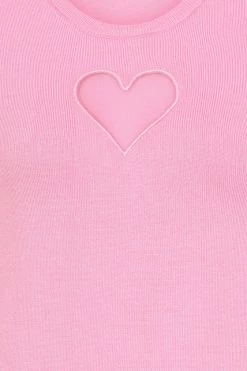 Hell Bunny Heart Top In Pink -Collectif Shop hlb60217 heart top pink 11 560x